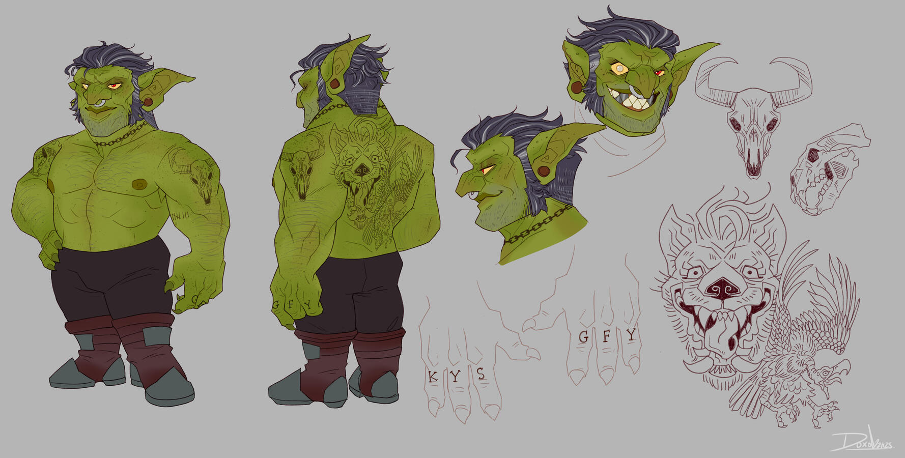Tattoo Ref Sheet